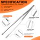 thumbnail image 4 of Pinzas de cocina Achiwish 30 cm, juego de 2, acero inoxidable, 4 of 6