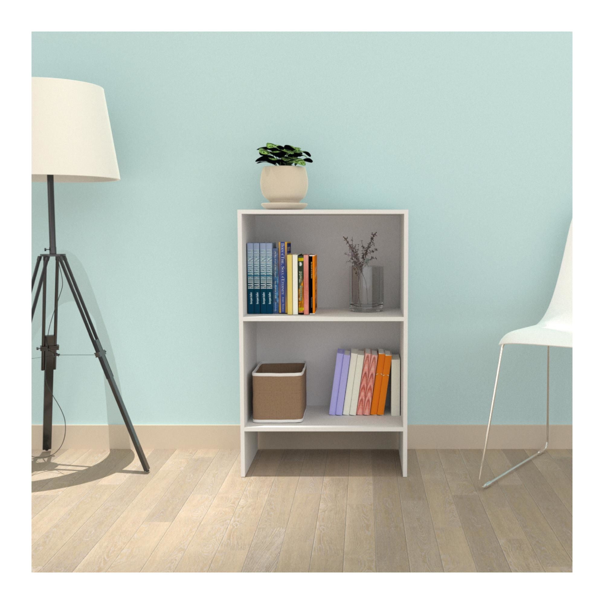 Stanford - Librero 2 Repisas 80X50 Cm Blanco