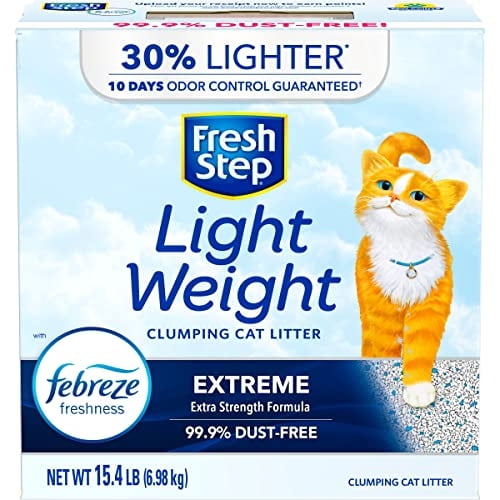 Arena Ligera Y Aglomerante Para Gatos Fresh Step, Control De