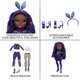 thumbnail image 5 of Muñeca moderna Rainbow High Krystal Bailey Indigo con 2 atuendos, 5 of 6