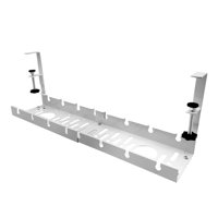 Bothyi - Organizador De Cables Debajo Del Escritorio Escondites De Cables Flexibles Para La Oficina La Mayoría De Las Mesas Hogar Blanco