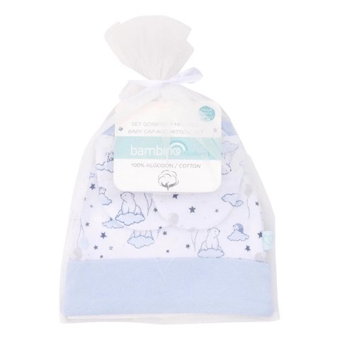 Bambino - Set De Gorrito Y Mitones Talla Unica