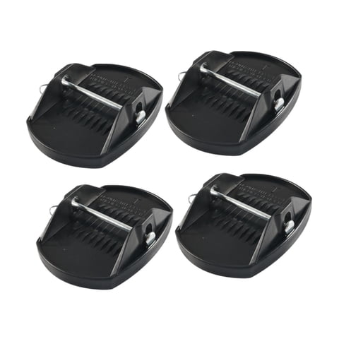 Ioensy - 4 Almohadillas Para Gato De Remolque Rv, Universales, Resistentes, Niveladoras, Soportes Para Patas De Rueda