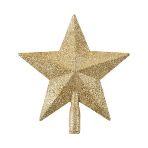 Bothyi - Estrella Para La Punta Del Árbol De Navidad, Colgante, Regalos Festivos Para Interiores, Ventana, Dorado