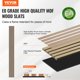 thumbnail image 2 of Panel acústico de listones de madera VEVOR 20,07 m², 4 piezas, plateado, 2 of 9