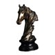 thumbnail image 2 of Estatua De Busto De Cabeza De Caballo, Artesanías De Resina, Buena Fortuna Para Estantería, Decoración Del Hogar, 2 of 5