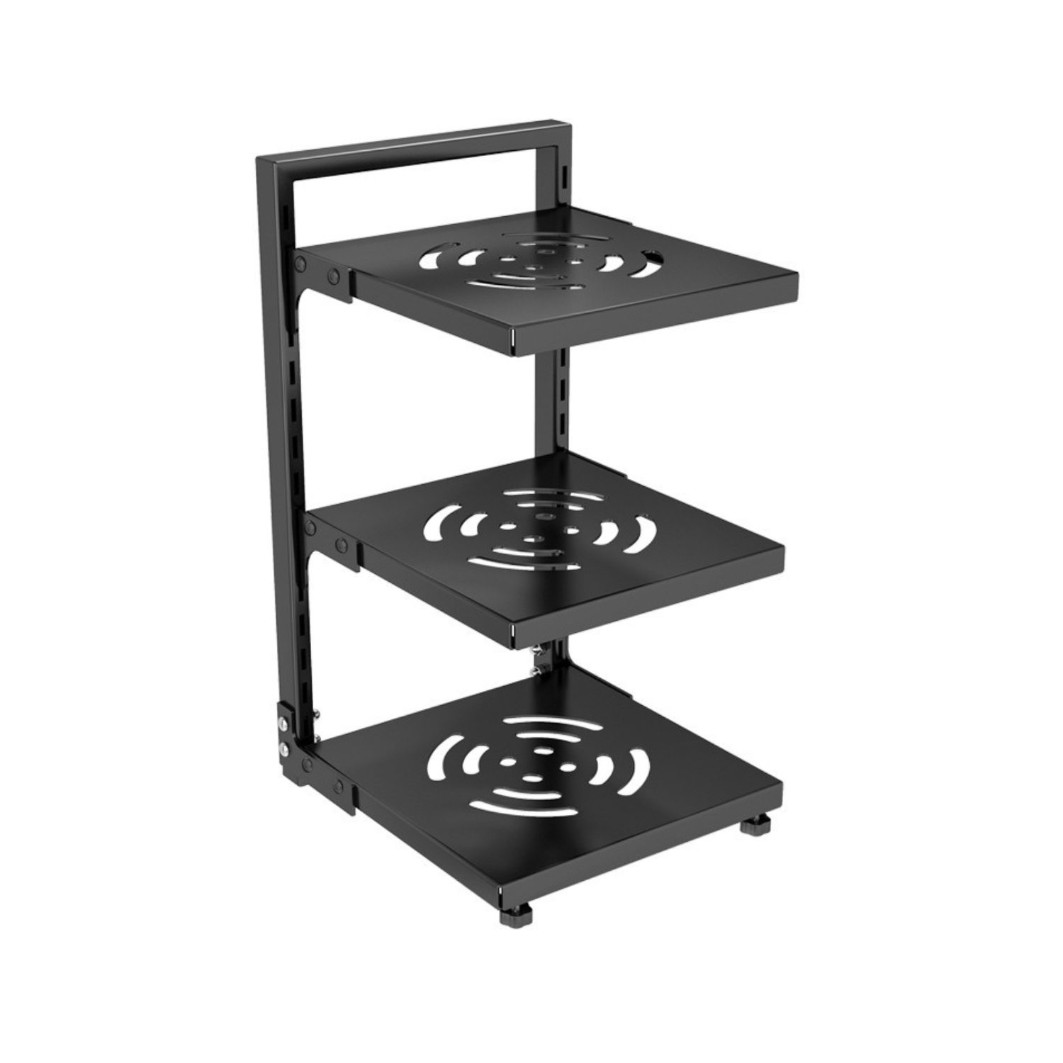 Casa Pagoda - Organizador De Cocina Para Ollas Y Sartenes 3 Niveles Acero