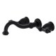 thumbnail image 1 of Grifo de baño de montaje en pared Kingston Brass Duchess, negro mate, 1 of 2