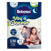 Pack X4 Babysec Voy A Dormir S/M