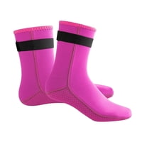 Magideal - Calcetines De Buceo Calcetines De Traje De Neopreno De 3 Mm Calcetines De Bota De Playa Impermeables Unisex Calcetines De Agua Térmicos Elásticos Para , Rosado, Sg