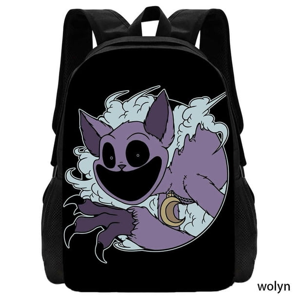 Smiling Mochila Critters Schoolbag Cartoon Anime Backpack,Light Weight Schoolbag Book Bag,Backpack for Children's Bags for Girls