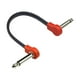 thumbnail image 4 of Cable De Conexión Para Guitarra, Pedal De Efectos De Bajo, Cable De Conexión TS, Cable De Pedal De Efecto, 20 Cm, Rojo A, 4 of 5