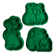 thumbnail image 1 of Cortadores de galletas de capibara - San Valentín (pack 3 un), 1 of 2