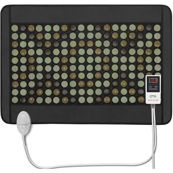 Almohadilla térmica UTK Quantum Wave Infrared con piedras de 21 x 31 pulgadas