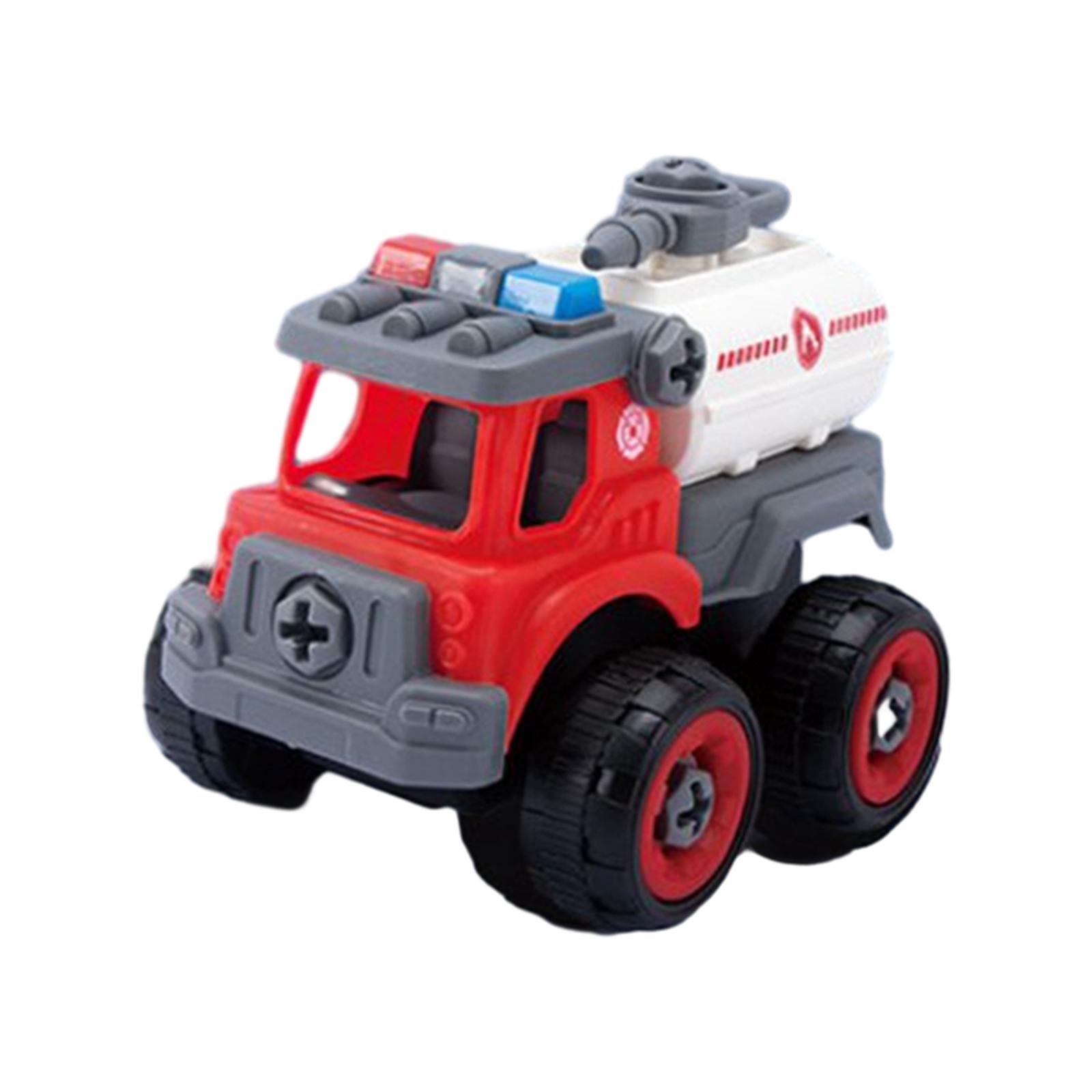 Bothyi - Camión De Construcción Para Niños, Juguete Con Destornillador, Coche De Juguete Desmontable, Carrito De Riego