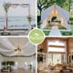 thumbnail image 5 of TELÓN Party Village 15 m x 6 m Cortinas Blancas Pack de 4, 5 of 9