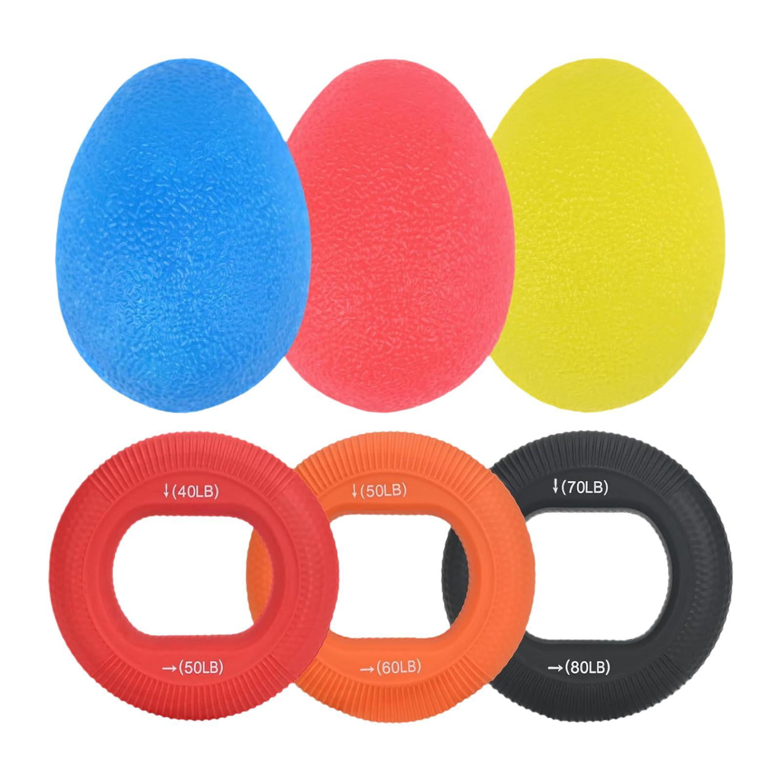 Ioensy - Juego De 6 Fortalecedores De Agarre De Mano, Juego De Pinzas De Mano Para Músicos Que Escalan En Roca