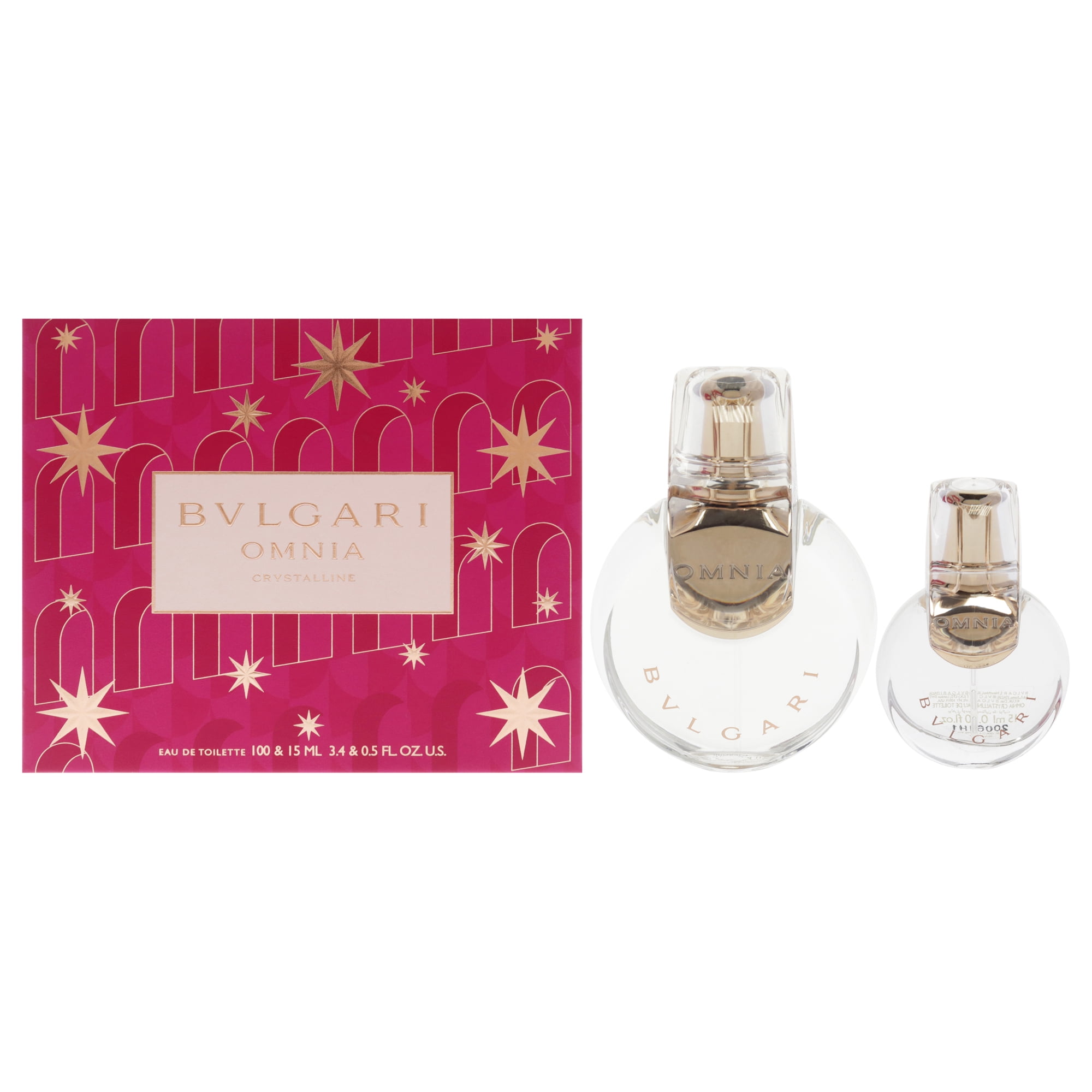 Set De Regalo Perfume Bvlgari Omnia Crystalline Edt 100ml + 15ml Mujer