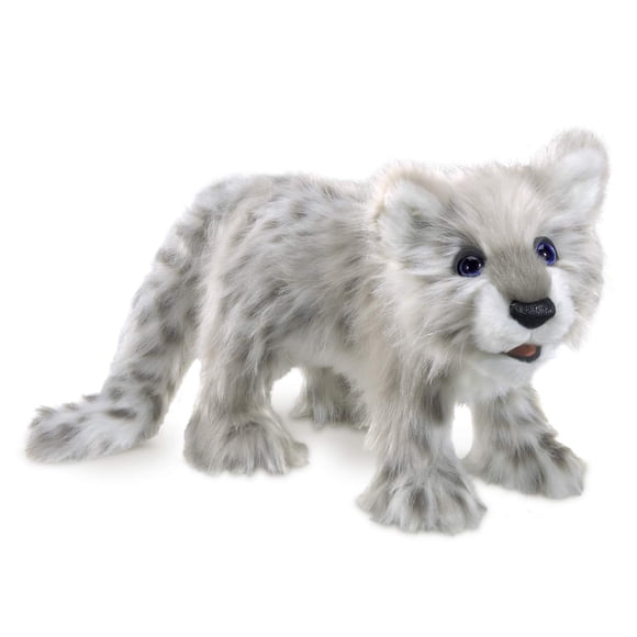 Marioneta Folkmanis Leopardo de las Nieves 43x18x28 cm