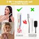 thumbnail image 2 of Set Cepillos Dentales Desechables Fafortune con Pasta y Peine, 2 of 3