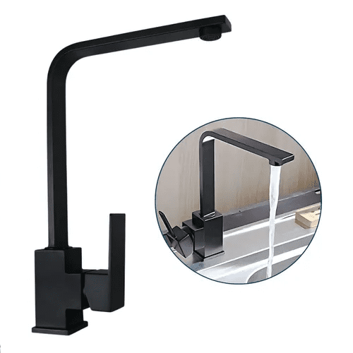 Genérico - Llave Lavaplatos Monomando Negra