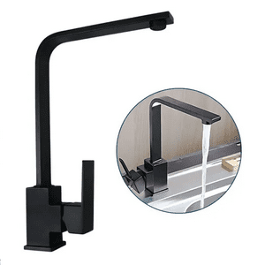 Genérico - Llave Lavaplatos Monomando Negra