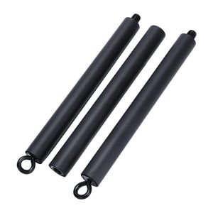 Magideal - Barra De Banda De Resistencia, Barra De Entrenamiento De Ejercicio, Acero De Aleación Resistente, Barra De Fitness De 3 Piezas, Barra De Pilates Para