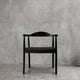 thumbnail image 1 of Sitial Olivia Silla de Comedor Madera y Trenzado Negro, 1 of 2