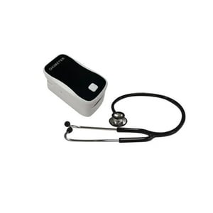 Maxcare - Pack Estetoscopio Dual + Oxímetro De Pulso Nuevo