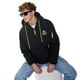 thumbnail image 1 of Parka Hombre Bolsillo Canguro Negro Corona, 1 of 5