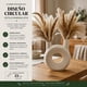 thumbnail image 5 of Florero Redondo Doble Blanco de Ceramica Decorativo Hogar, 5 of 10