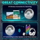 thumbnail image 3 of Reproductor de CD portátil Riptunes con Bluetooth, altavoces duales y USB, 3 of 6