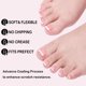 thumbnail image 3 of Uñas postizas para pies OPkssnails 216 piezas forma cuadrada corta rosa, 3 of 6
