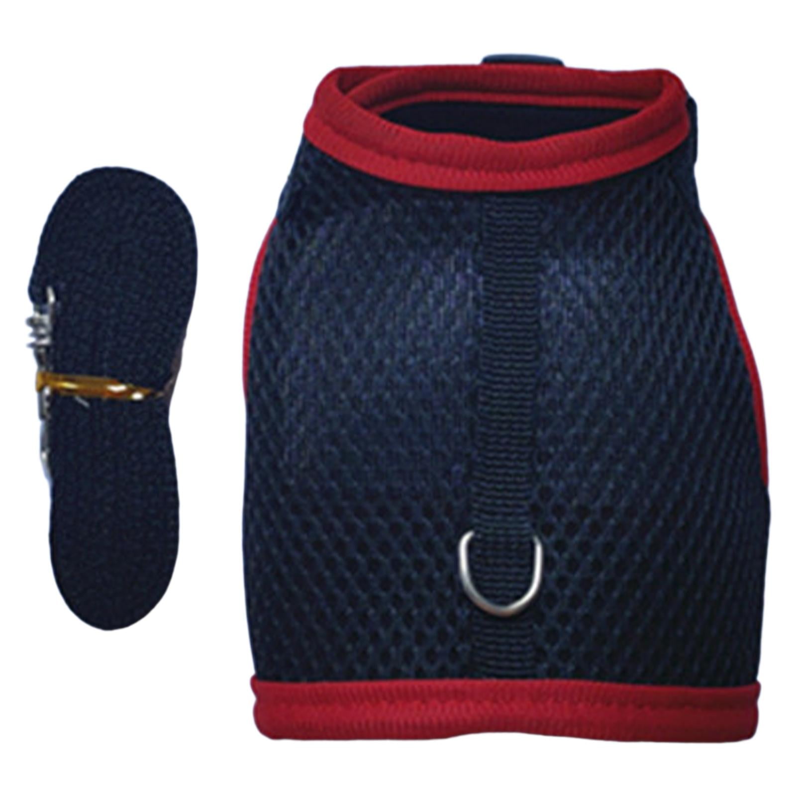 Conjunto De Arnés Y Correa De Conejo Arnés De Chaleco De Malla Para Conejito Gatito Conejillo De Indias M
