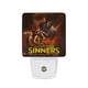 thumbnail image 1 of Pecadores Luz nocturna LED con sensor de anochecer a amanecer para dormitorio, baño, pasillo, escaleras - Lámpara LED nocturna de enchufe, 0.5W - 1 pieza, 1 of 6