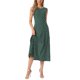 thumbnail image 2 of INSPIRE CHIC Vestido de Mujer Sin Mangas con Lunares Línea A Verde Oscuro M, 2 of 6