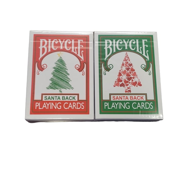 Barajas Merz67 Bicycle Santa Back Rojo y Verde 2 Paquetes