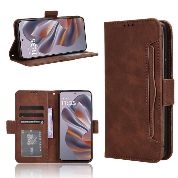 Funda Tipo Billetera FOXDOCK para Motorola MOTO Edge 50 Neo – Tapa Flip con Tarjetero