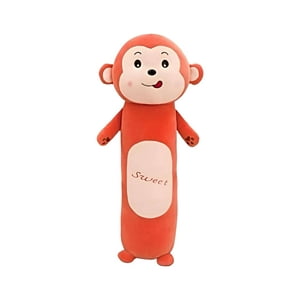 Genérico - Peluche Cojin Diseño Mono Cafe