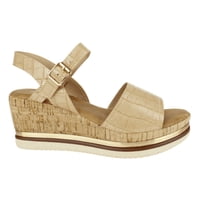 Sandalia New Walk Reptil Beige