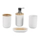 thumbnail image 5 of 4 Unidades Accesorios De Baño Decorativo Jabones Plato Para Encimera Hotel Home Blanco, 5 of 5