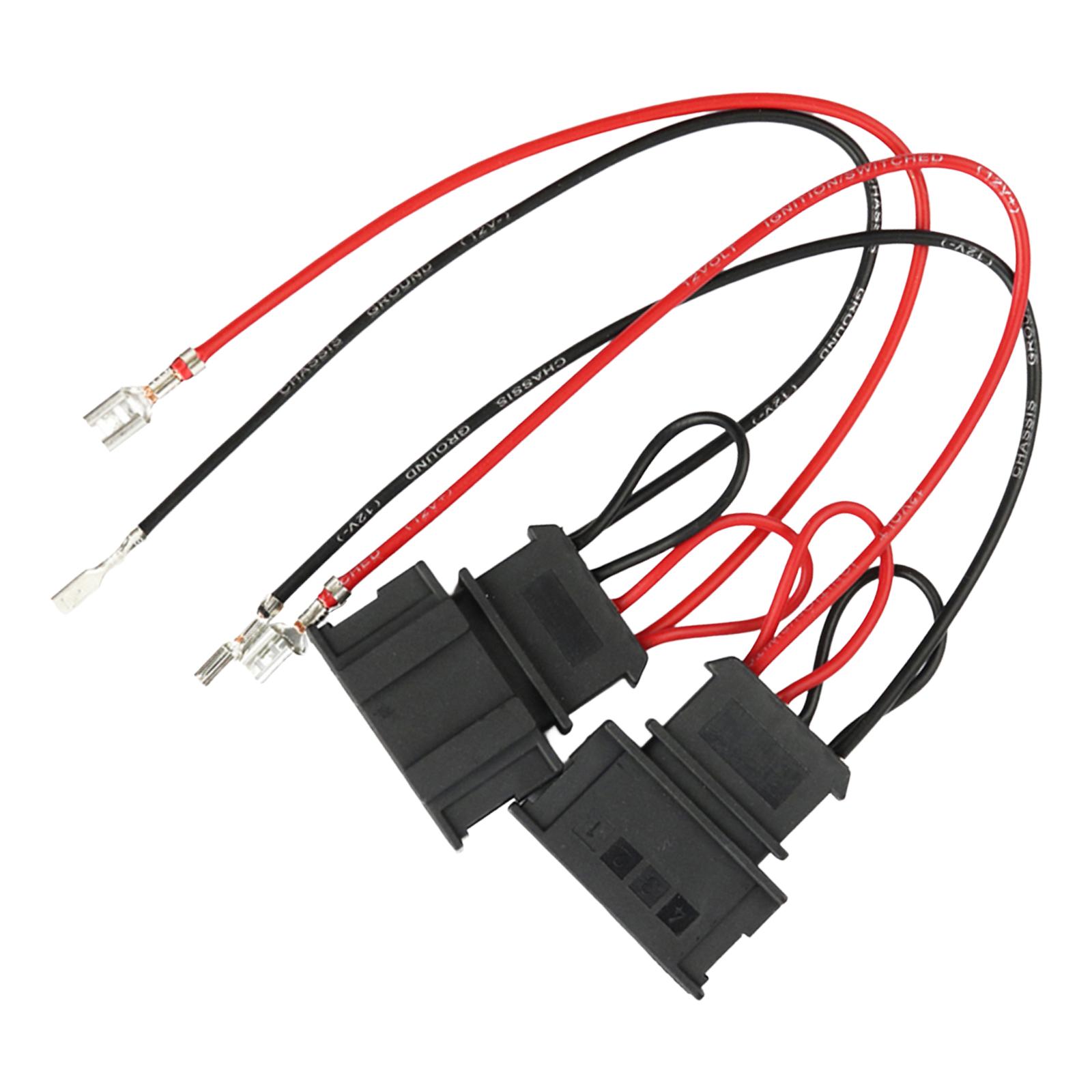 Magideal - 2 Uds Adaptador De Arnés De Cable De Altavoz Estéreo De Coche, Conector De Cableado De Enchufe De Conexión De Vehículo De Repuesto Para Golf Para