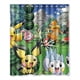 thumbnail image 1 of Cortina de ducha de Pokémon, juego de cortinas de baño con ganchos, tamaño 60 x 72 pulgadas, 1 of 3