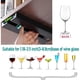thumbnail image 2 of Runruii Wine Glass Holder Under Shelf Cabinet Wine Glass Rack, 2 of 3