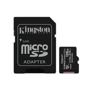 Tarjeta De Memoria Micro Sd 128Gb 100Mb/S Kingston