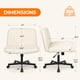 thumbnail image 2 of Silla NEO CHAIR Criss Cross Giratoria Ajustable Beige, 2 of 7