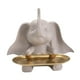 thumbnail image 3 of Estatua De Elefante, Bandeja De Almacenamiento De Escritorio, Figura Decorativa De Resina Para Mesa De Comedor, Café Claro, 3 of 3