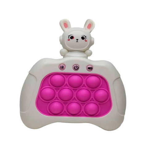 Mediaplayer - Fidget Pop It Electrónico De Conejito Espacial Modelo Rosado
