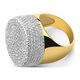thumbnail image 3 of Bling Punky Rappers Anillos para Hombre Lujo Anillos Brillantes Grandes con Hielo Hip Hop Circonia Cúbica Anillos para Hombre, 3 of 9
