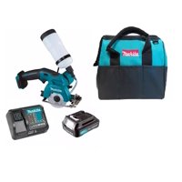 Makita - Sierra Cortadora Cerámica Vidrio Inalámbrica 85Mm + Bateria 1,5 Ah + Cargador + Bolso